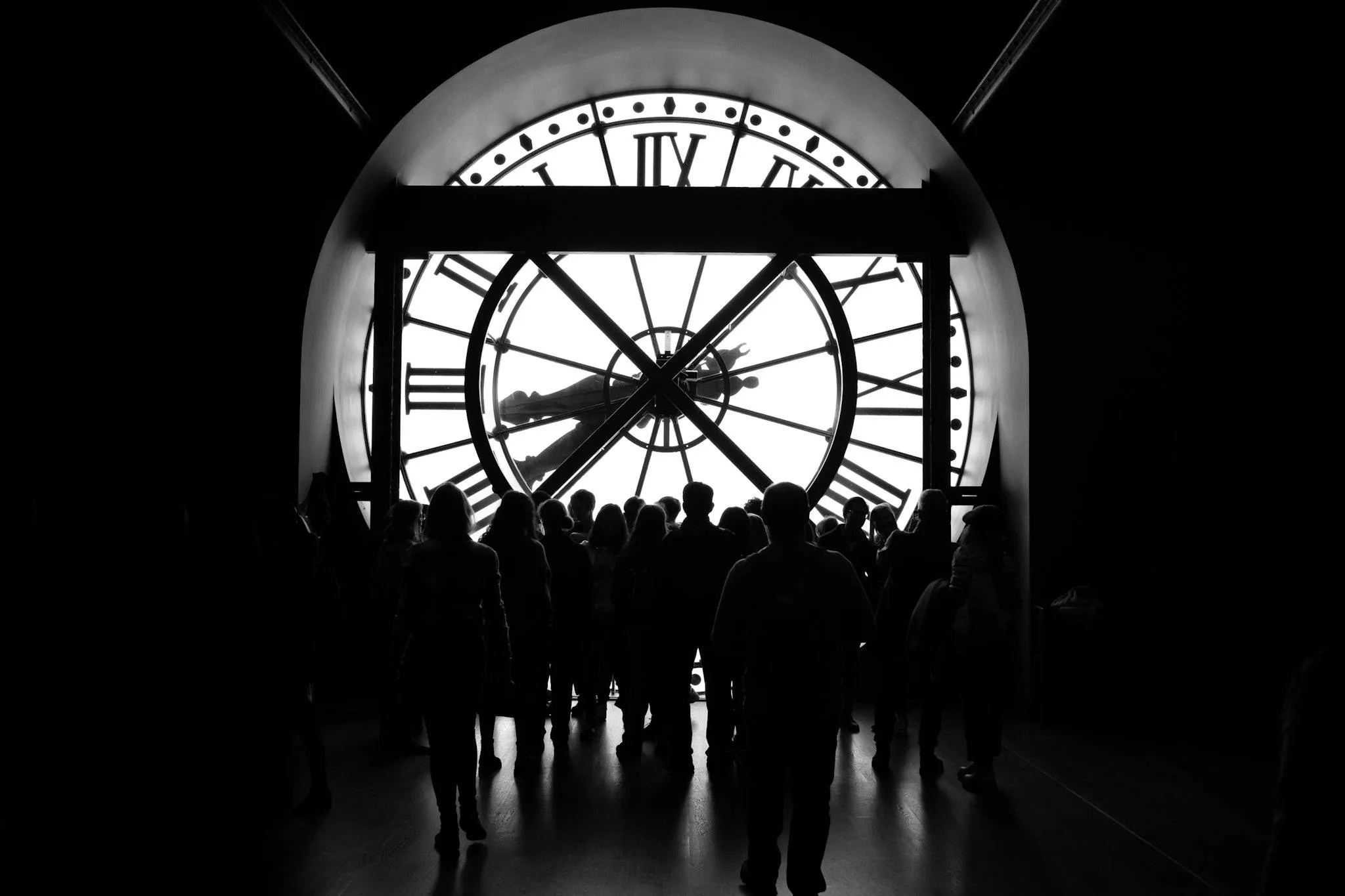 Silhouettes in Musee d'Orsay